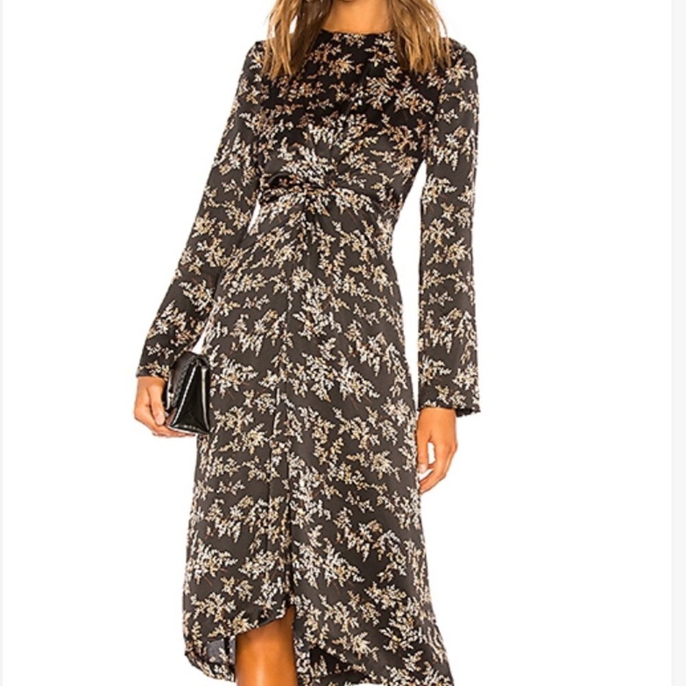 Vince Edan Branch Twist Dress